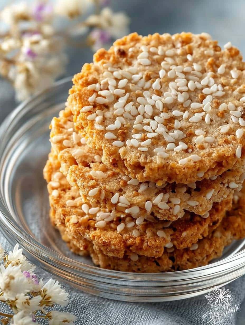 Low Carb Sesam-Cracker: Blitzschnelles Rezept für gesunde Snacks