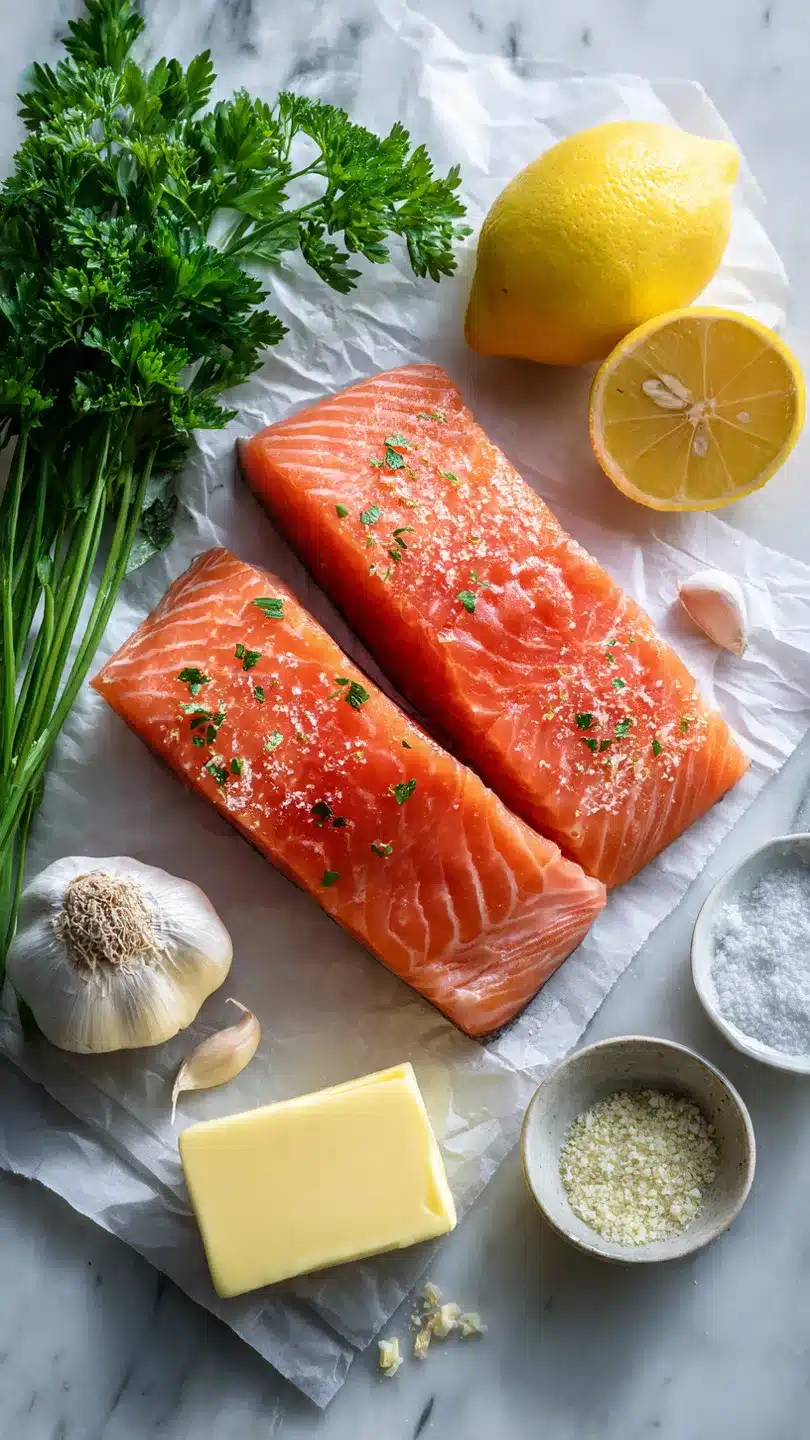 15-Minuten Airfryer Lachsfilet mit Zitronenbutter – schnell & lecker!