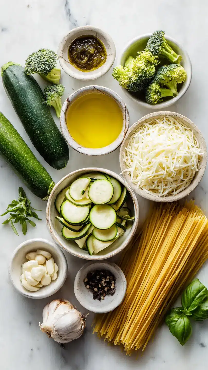 Spaghetti-Auflauf mit Gemüse