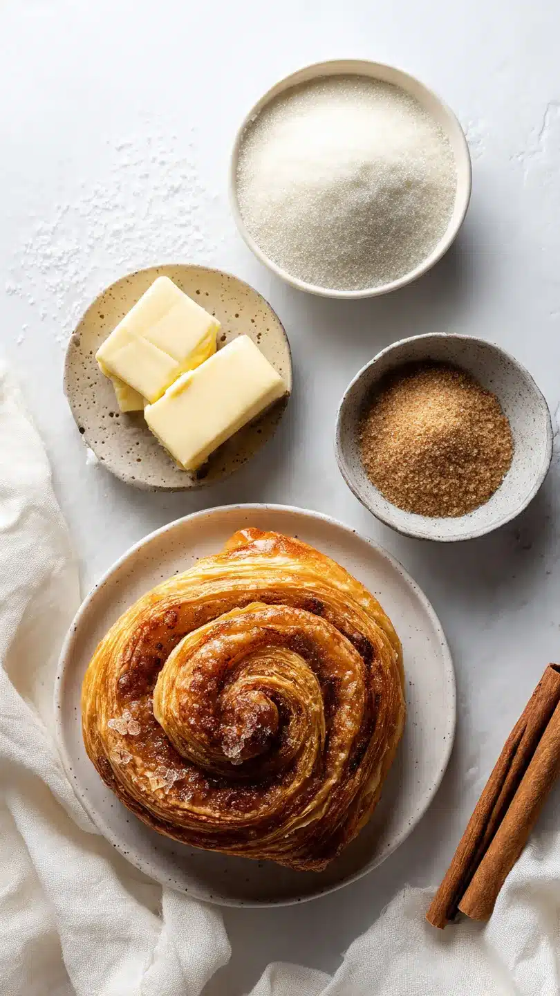 Zimt-Zucker-Twists aus Blätterteig