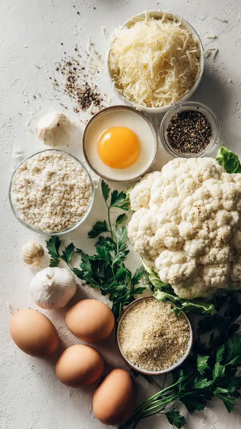 Blumenkohl-Mozzarella-Bällchen