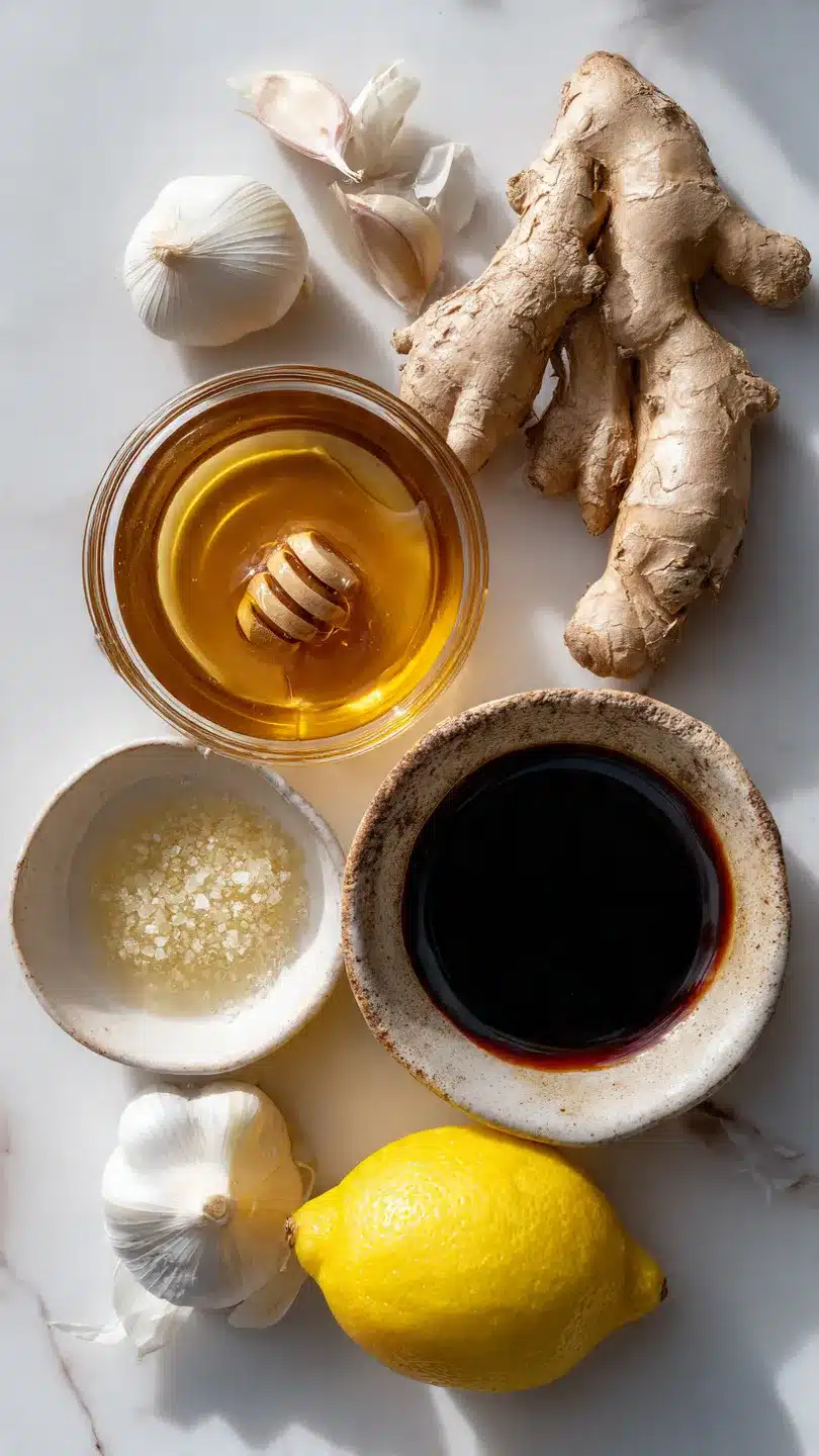 Honig-Knoblauch-Glasur