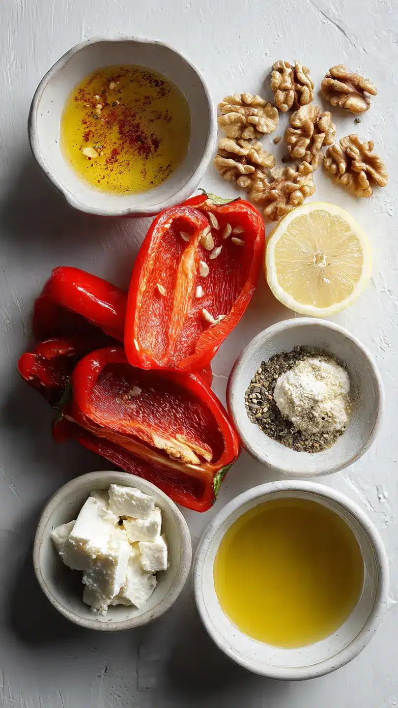 CREMIGER ROTE- PAPRIKA-WALNUSS-DIP