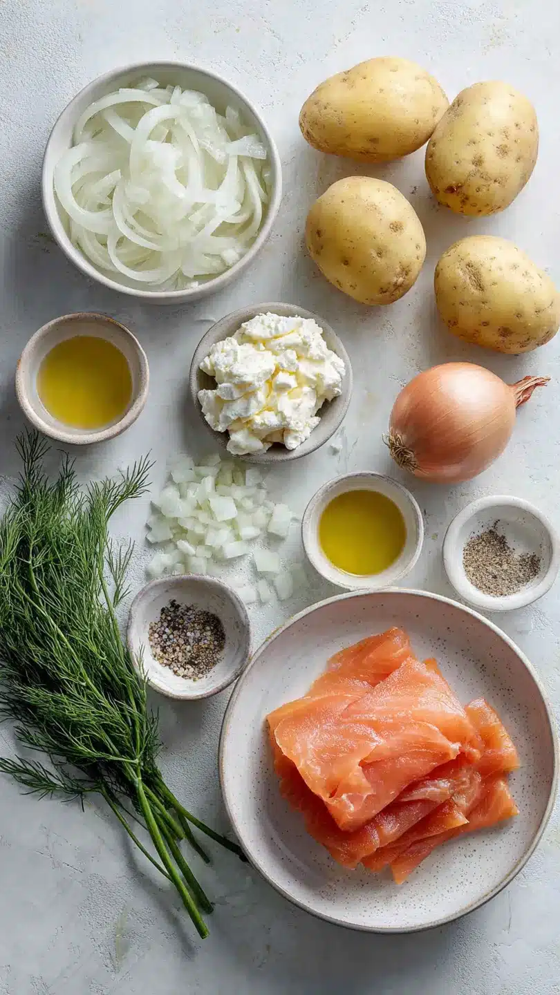 Rauchlachs Kartoffelpizza