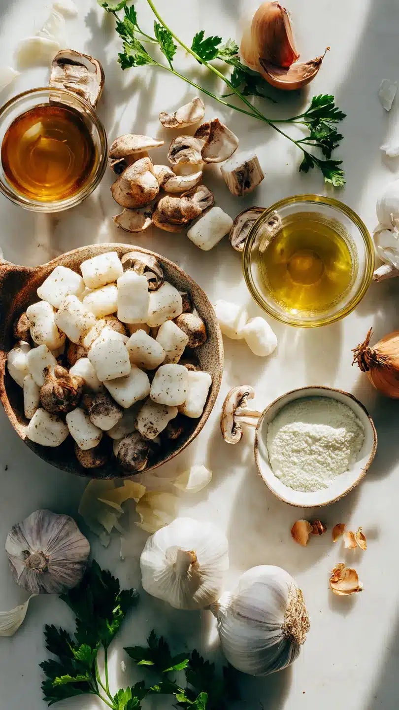 Cremige Gnocchi-Pilz-Pfanne