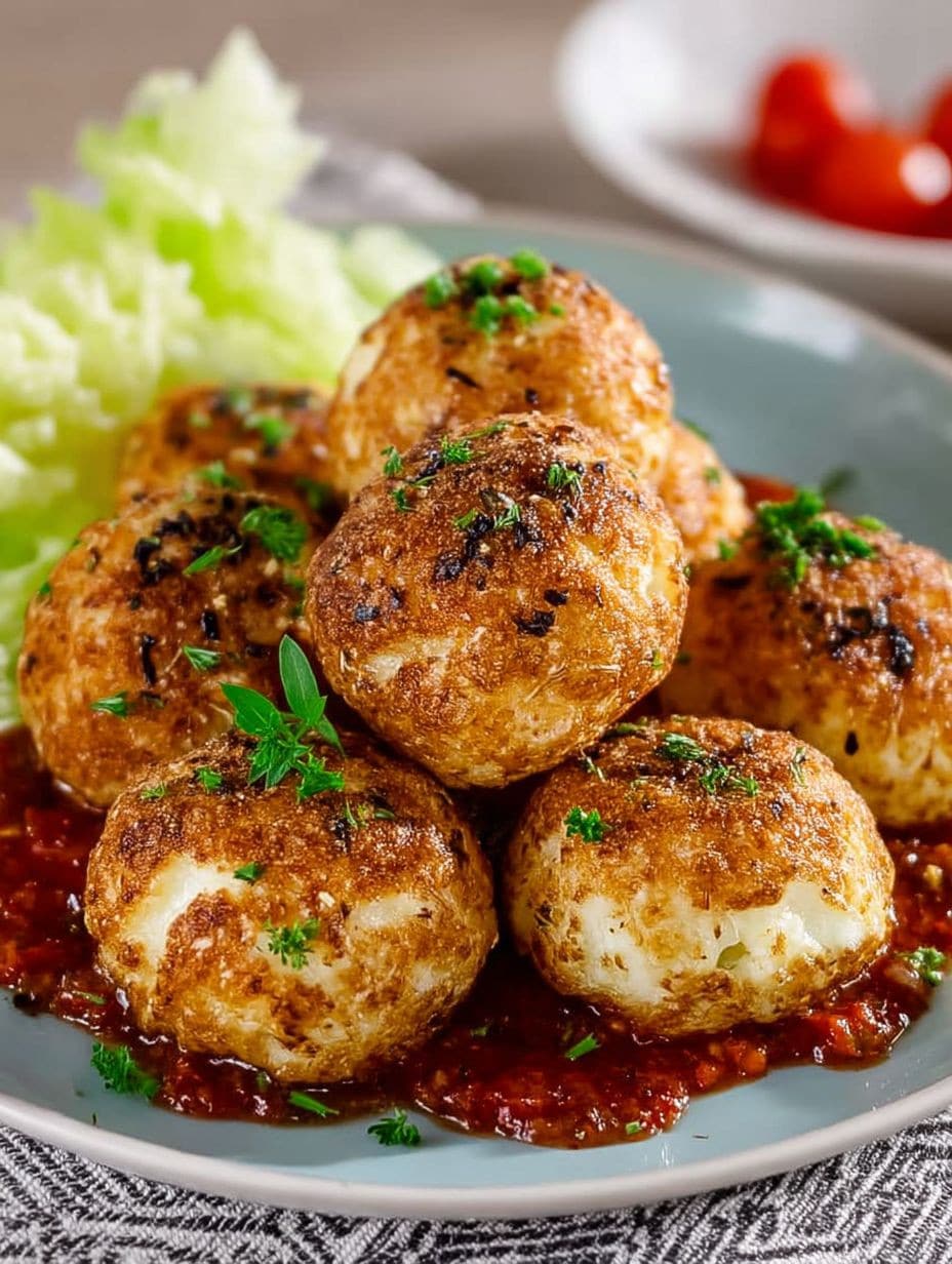 Blumenkohl-Mozzarella-Bällchen Rezept: Einfach, Knusprig & Gesund