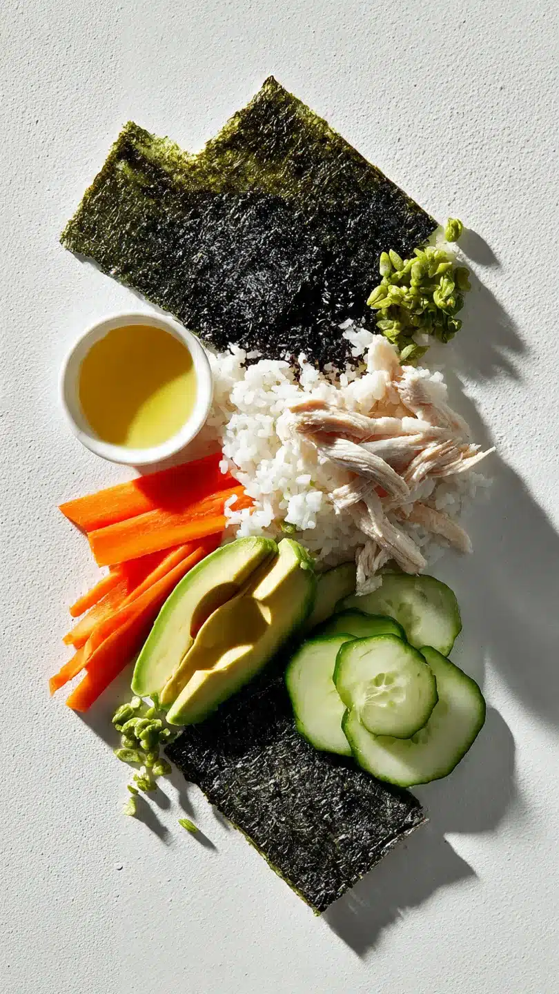 Knusprige Sushi-Rollen