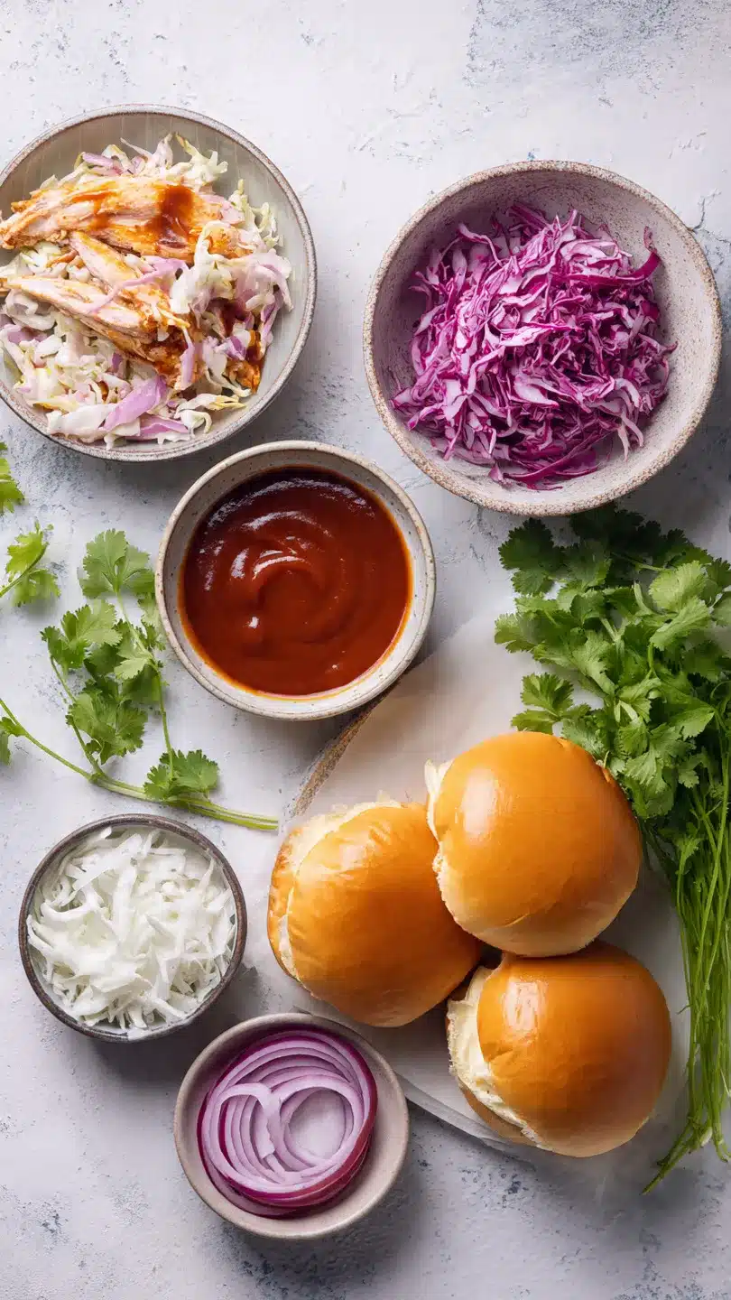 Schnelle BBQ Pulled Chicken Sliders für jeden Anlass
