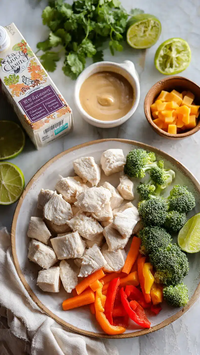 Thailändisches Erdnuss-Hühnchen