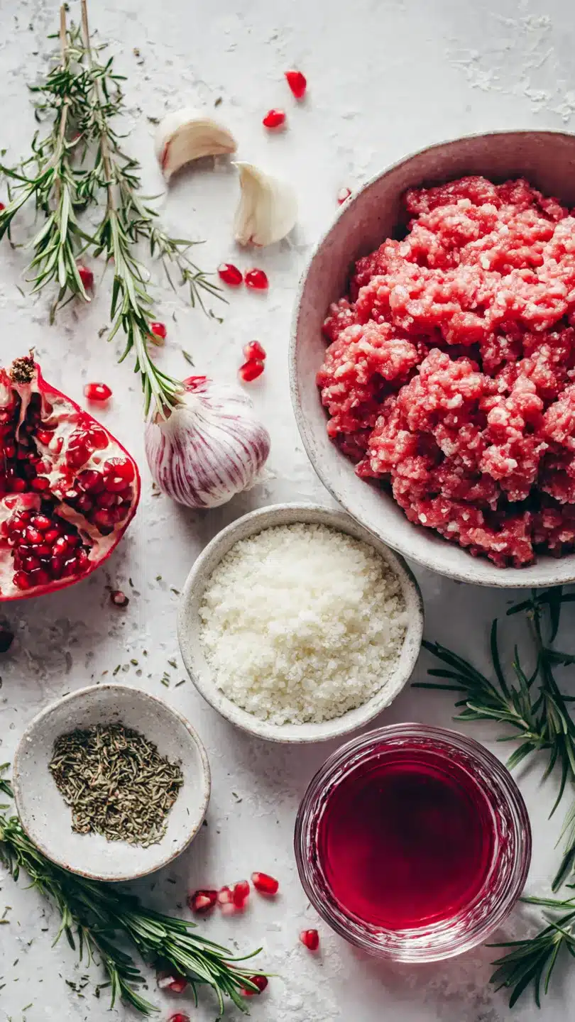 Rotwein geschmorte Fleischbällchen