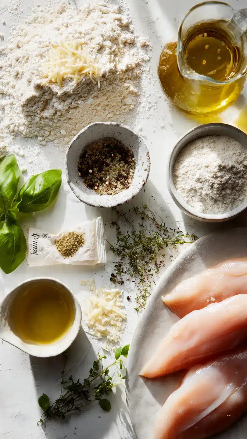Handbrot mit Putenfleisch und Käse