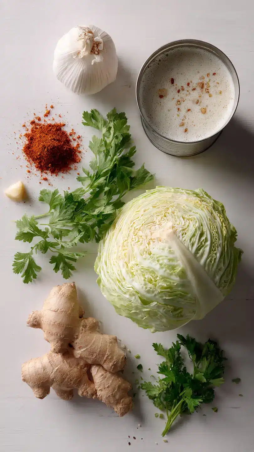 Spitzkohl Curry mit Kokosmilch