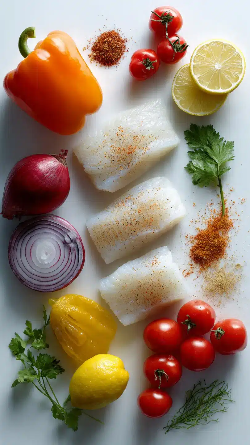 Klassischer Marokkanischer Fisch in Reichhaltiger Würziger Soße