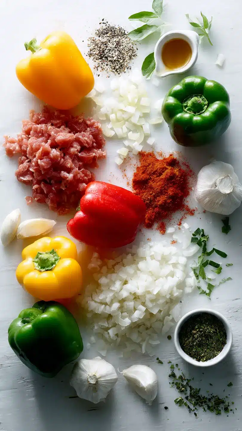 Gefüllte Paprika aus dem Airfryer