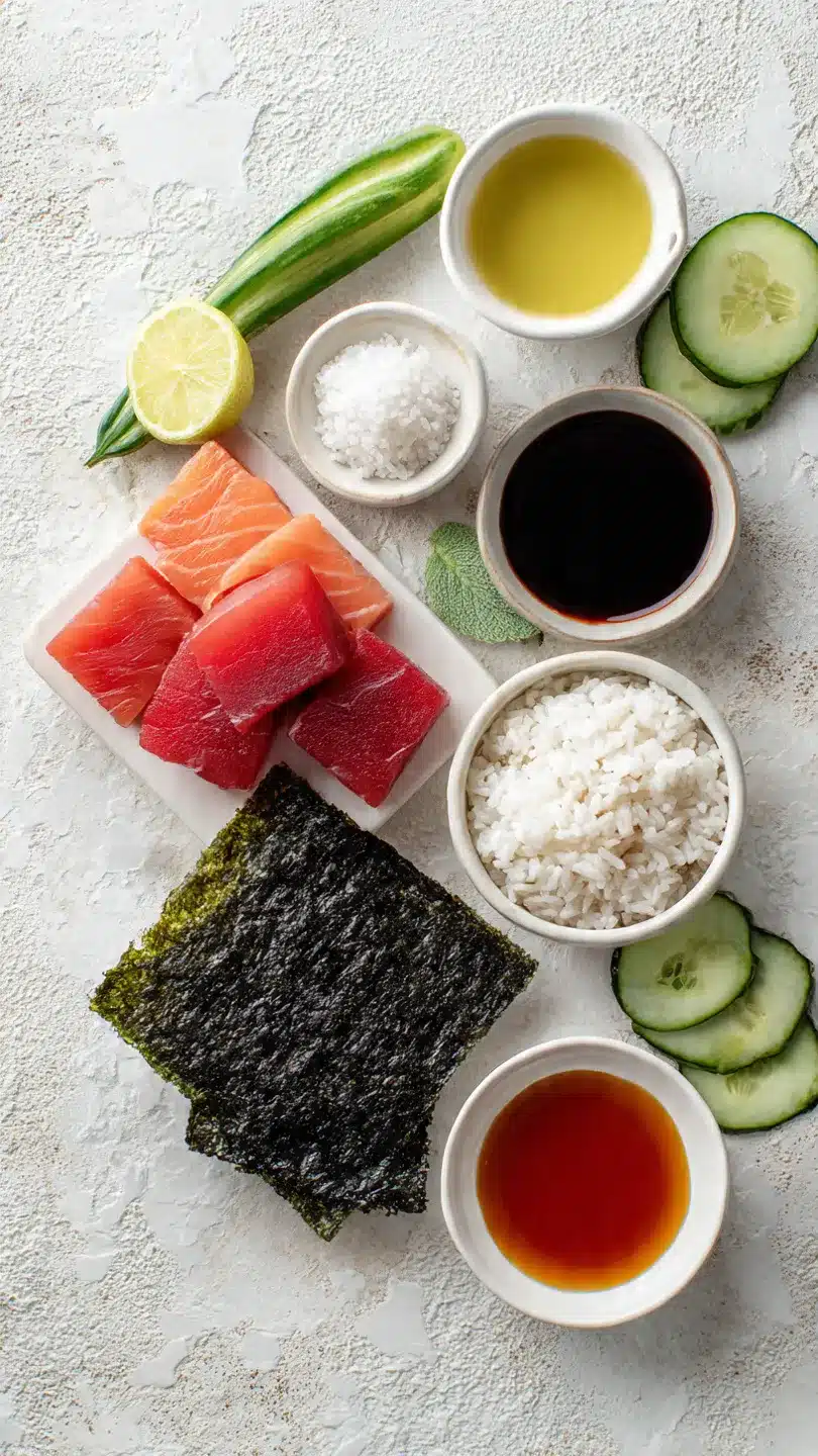 Gebackene Sushi-Rollen