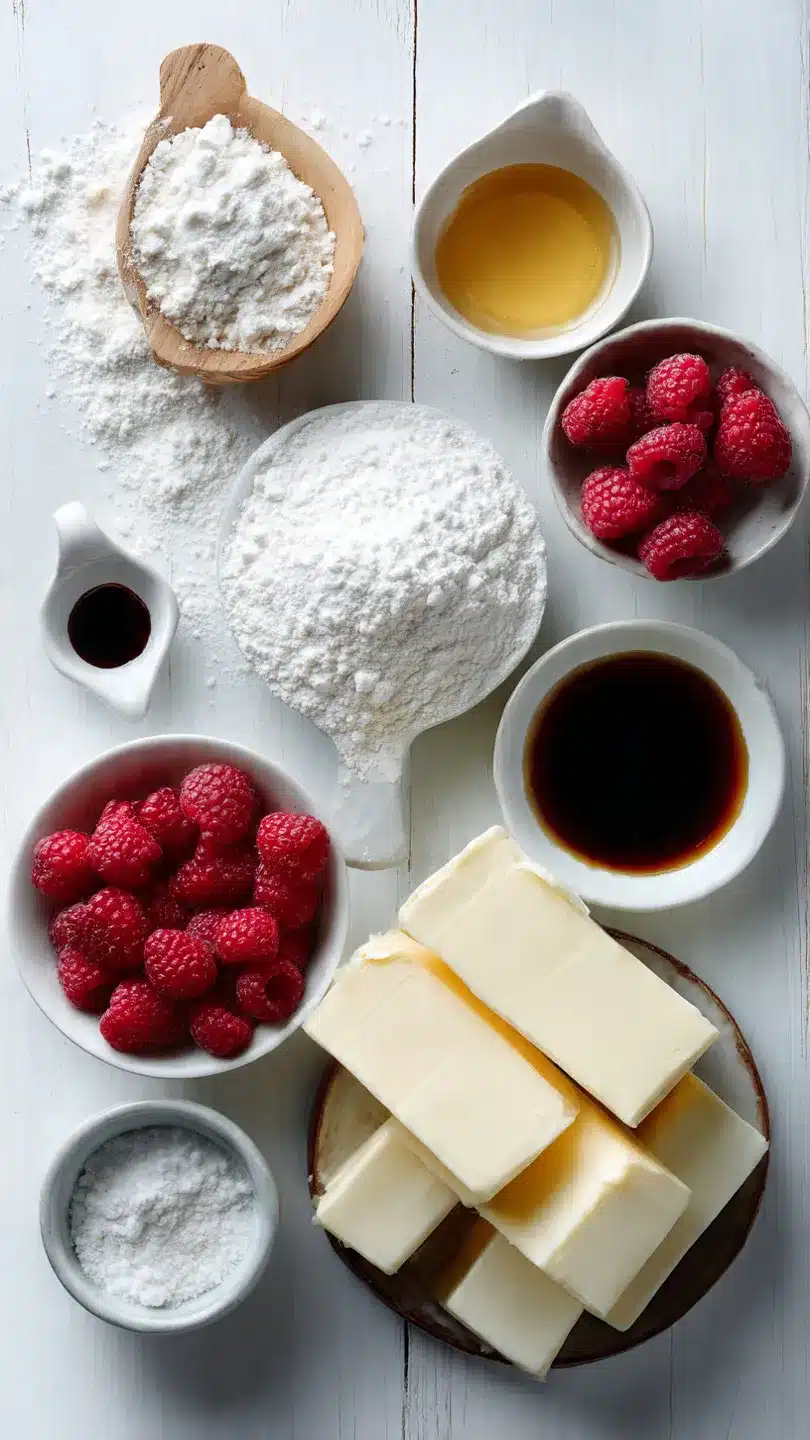 Himbeer-Wirbel Shortbread Kekse