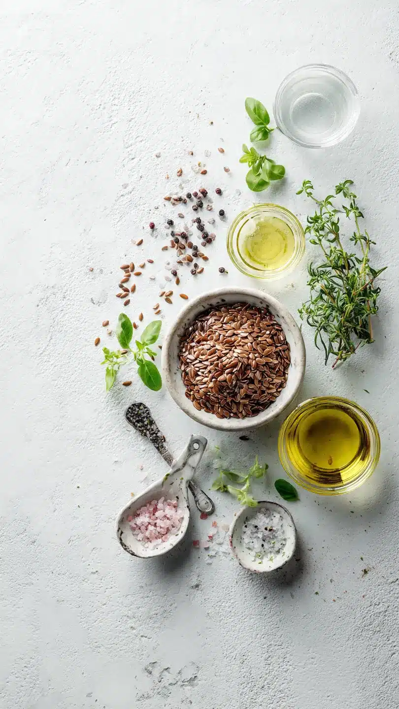 KNUSPRIGE LOW CARB LEINSAMEN CRACKER Vegan, gesund, glutenfrei, lecker