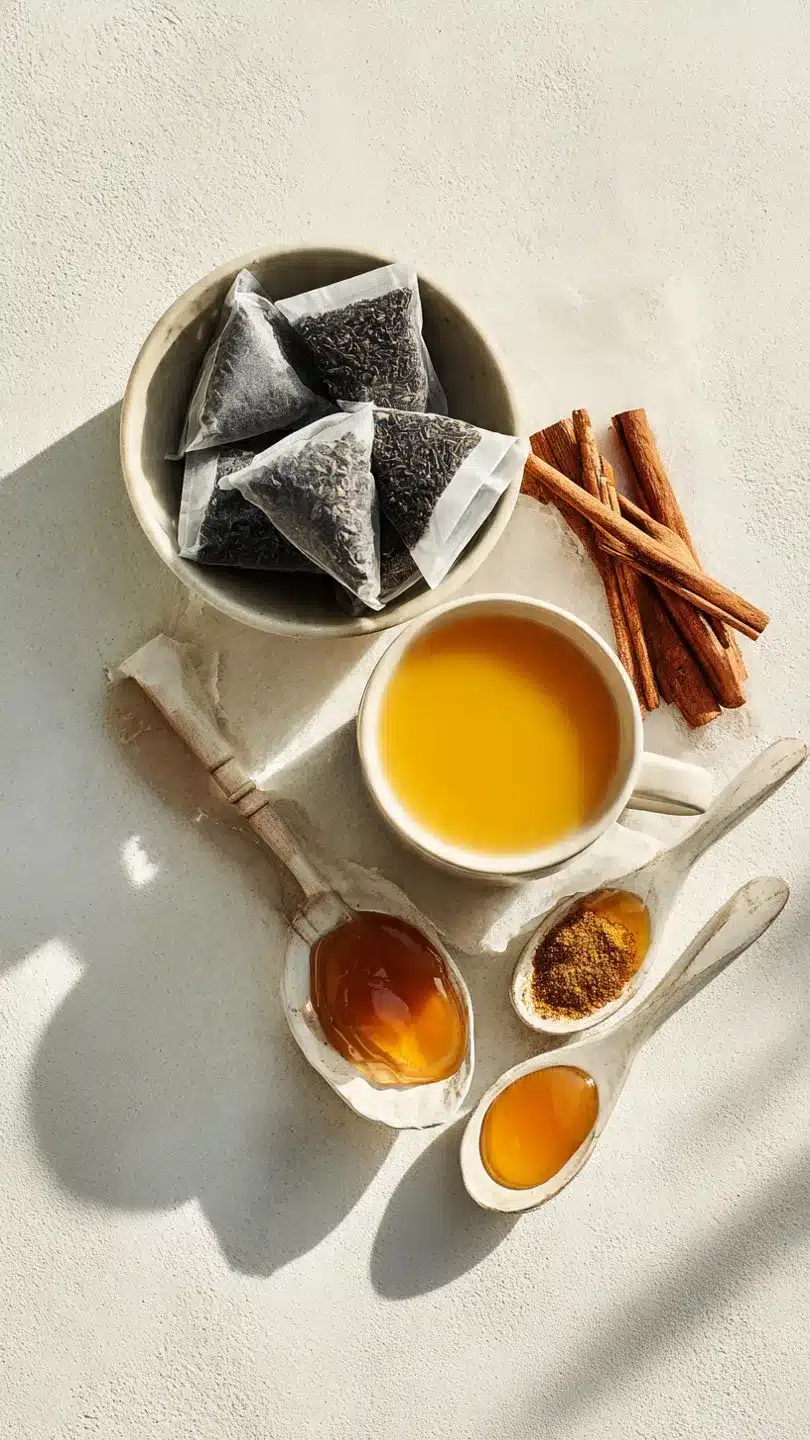 Orange-Zimt-Milchtee