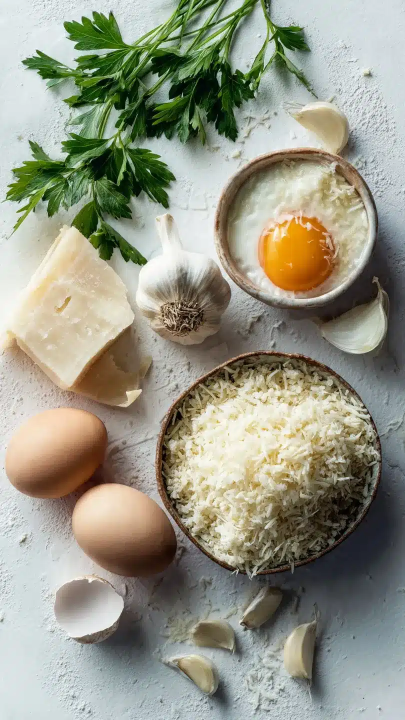 Knoblauch Parmesan Hähnchen Hackbraten