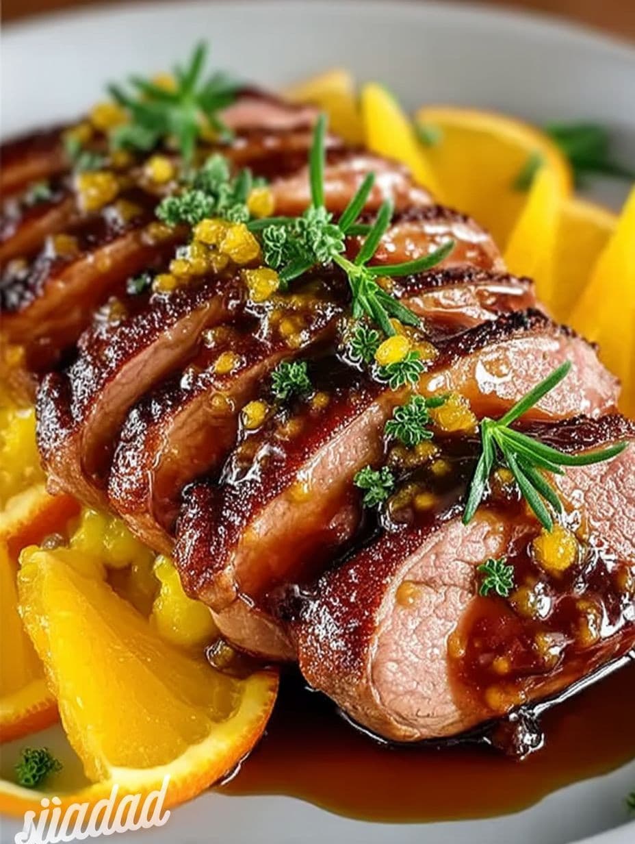Knusprige Entenbrust mit Orangensauce: Elegantes & einfaches Rezept