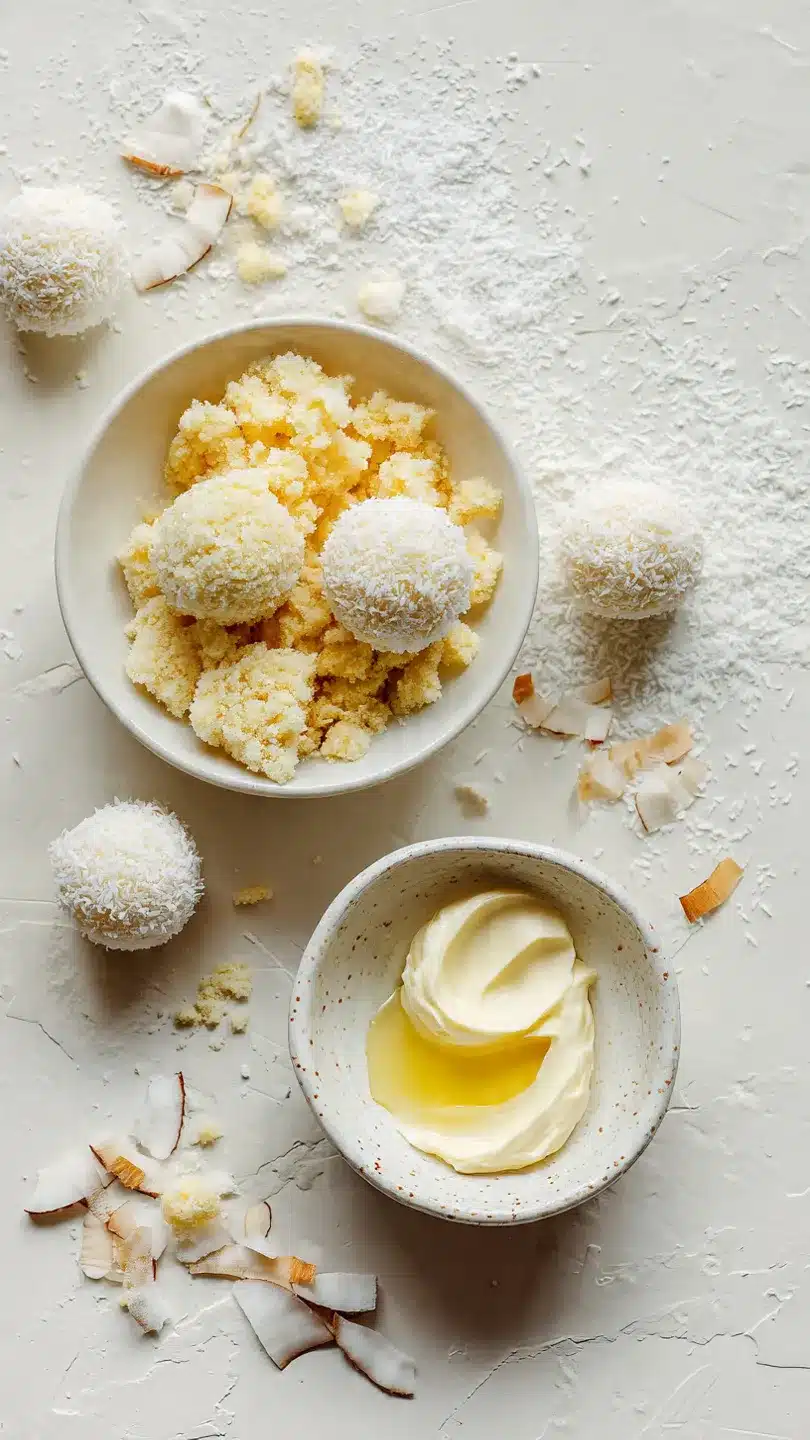 Leckerer Kokos-Creme-Kuchen mit RAFFAELLO