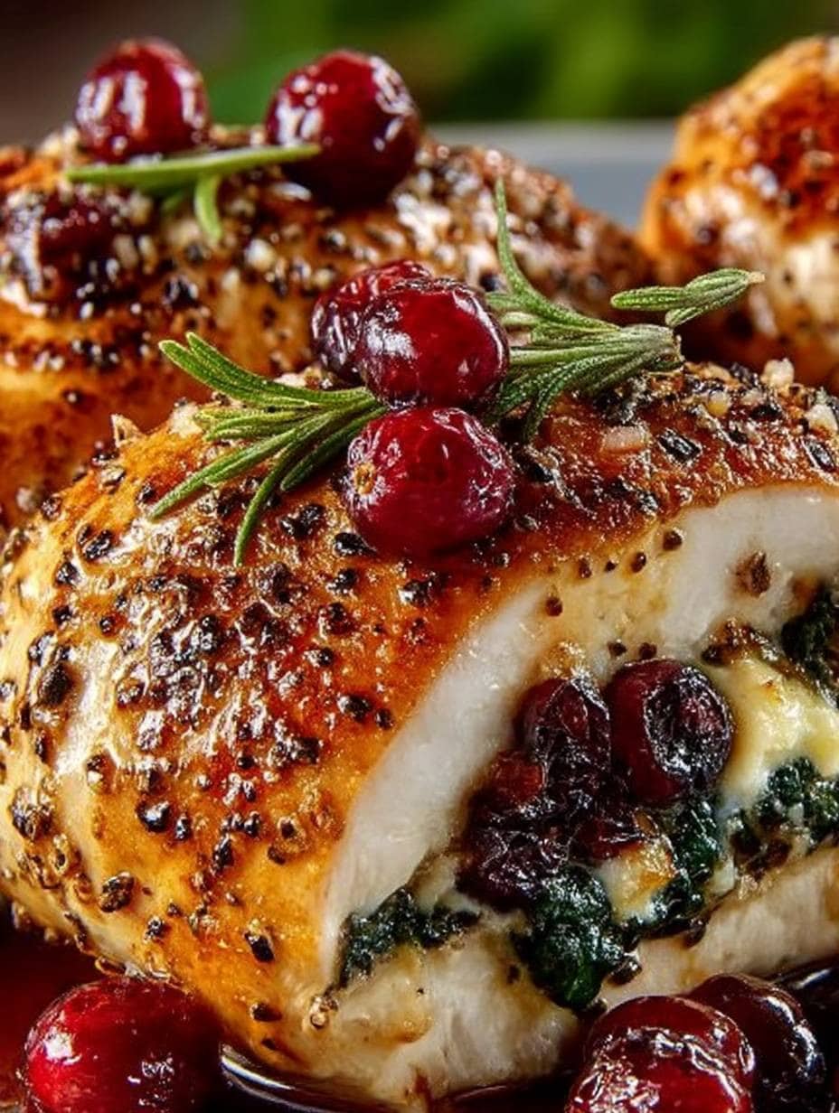 Gefüllte Hähnchenbrust mit Cranberry: Einfaches & unwiderstehliches Rezept