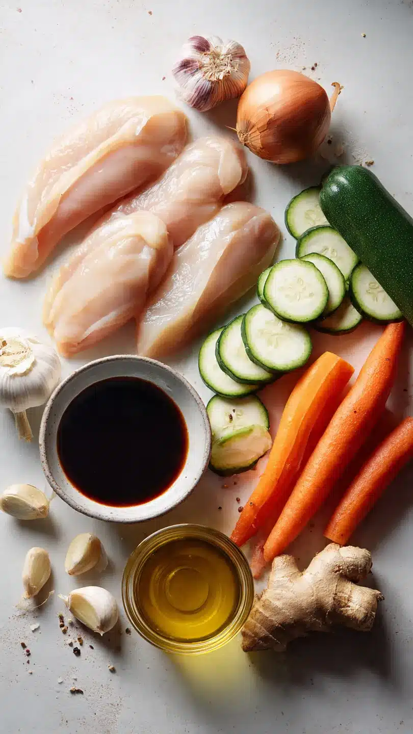 Teriyaki-Hähnchen mit Gemüse