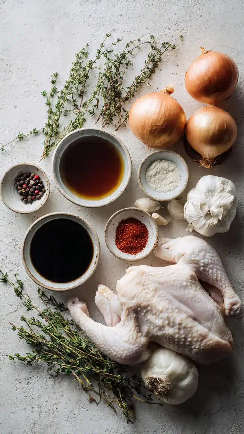 Zwiebelfleisch mit Soße