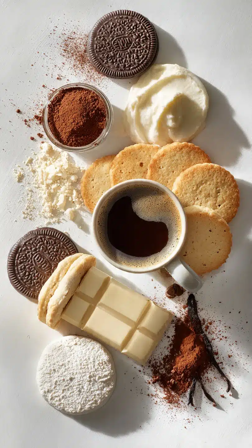 Schnelle tiramisu-kugeln, die süchtig machen. kein kochen oder backen