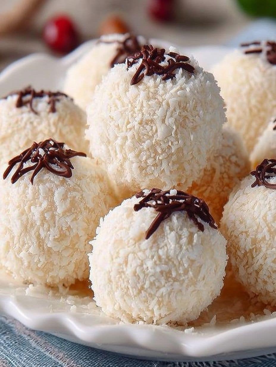 Selbstgemachte Rafaello Pralinen: Blitzschnell, einfach & unwiderstehlich lecker