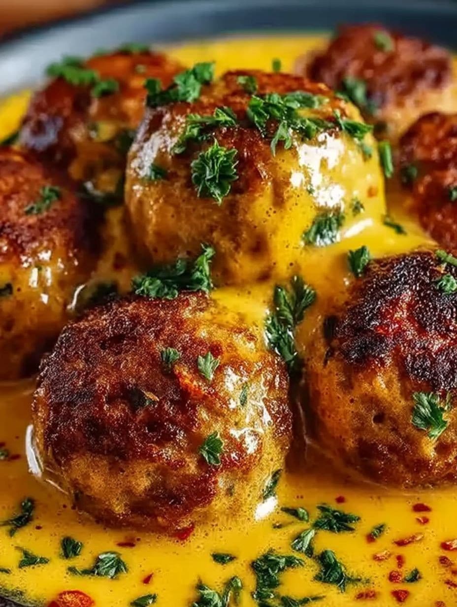 Vegane Linsenknödel in cremiger Curry-Sauce: Einfaches & gesundes Rezept