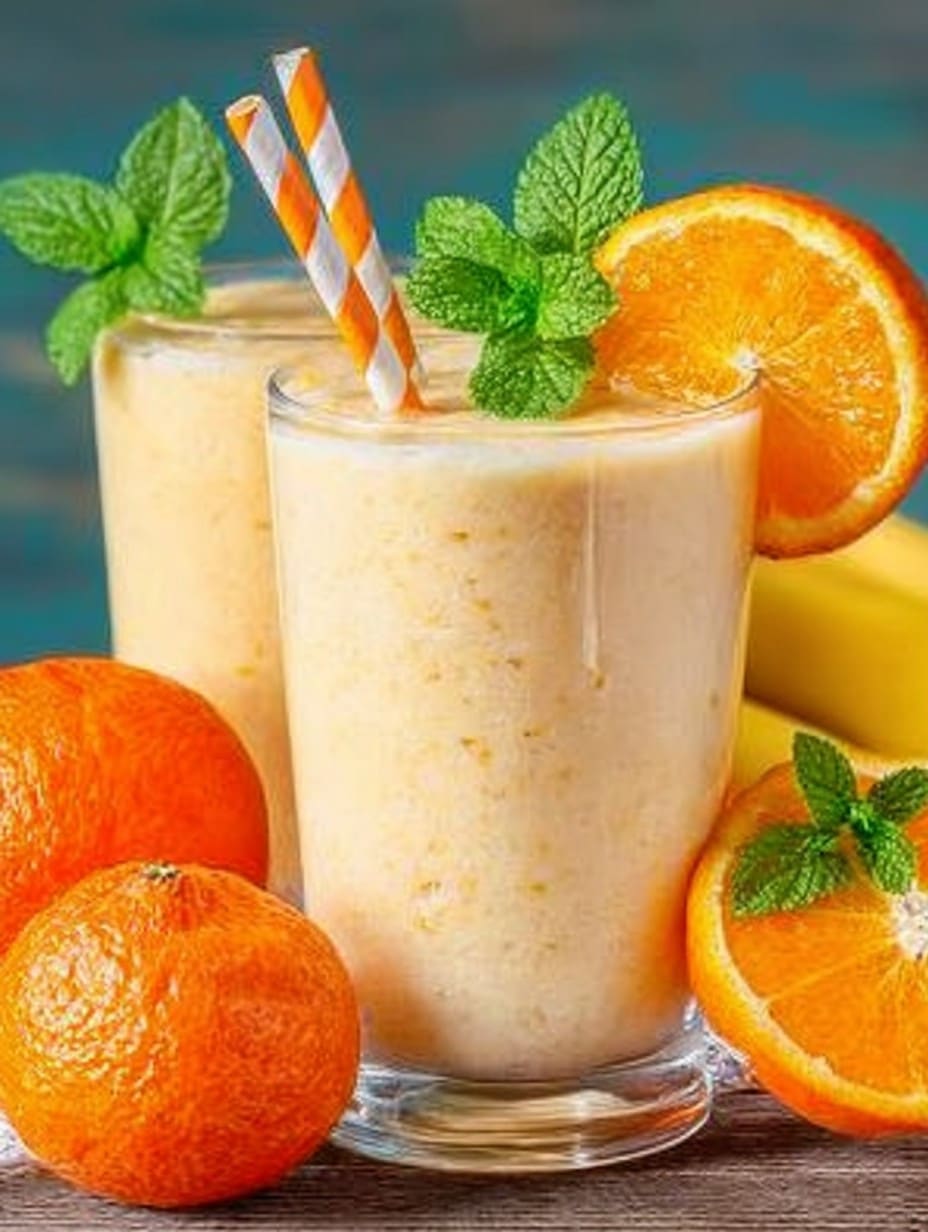 Frühstücks-Smoothie mit Orange: Energiegeladen, lecker & blitzschnell zubereitet