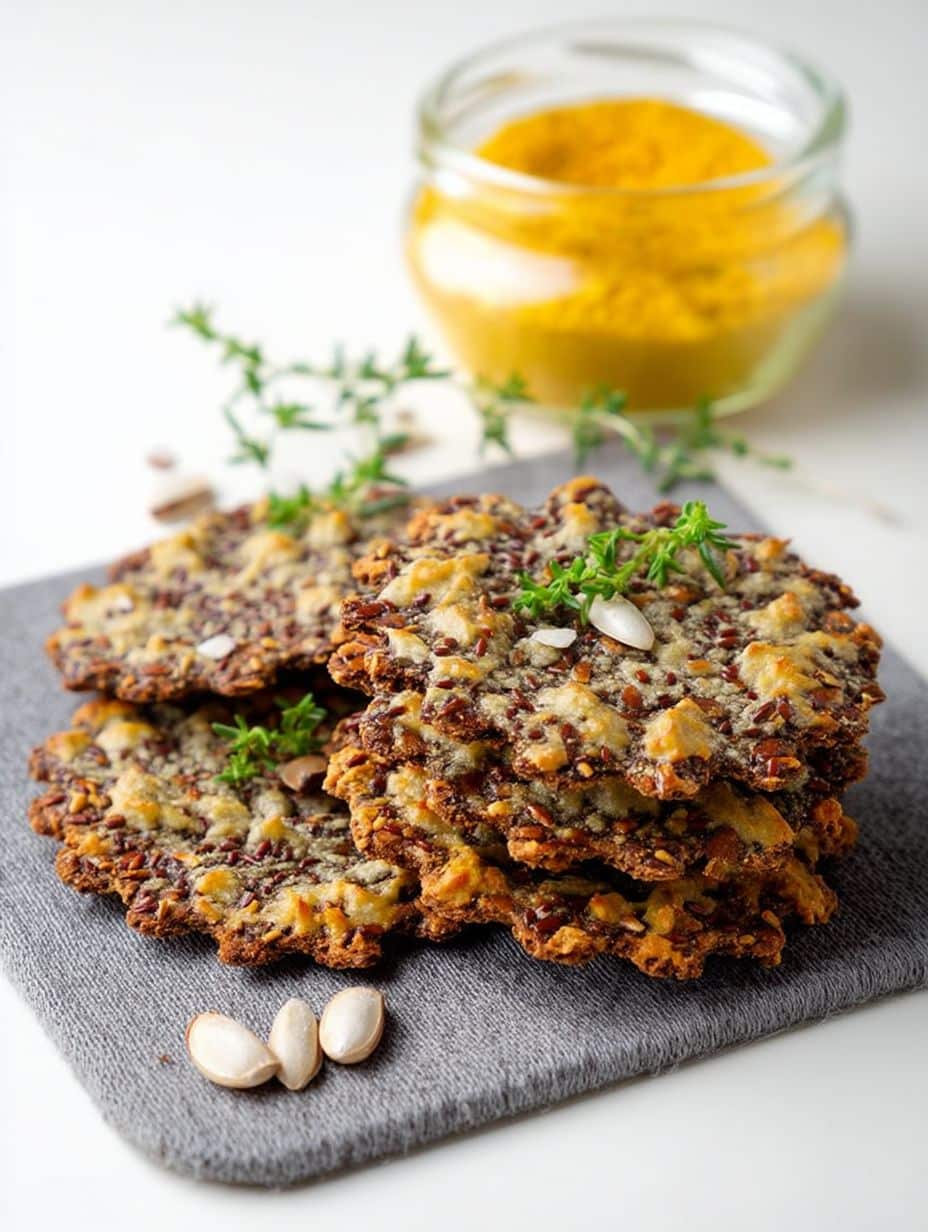 Knusprige Low Carb Leinsamen Cracker: Einfach, Gesund & Vegan Backen