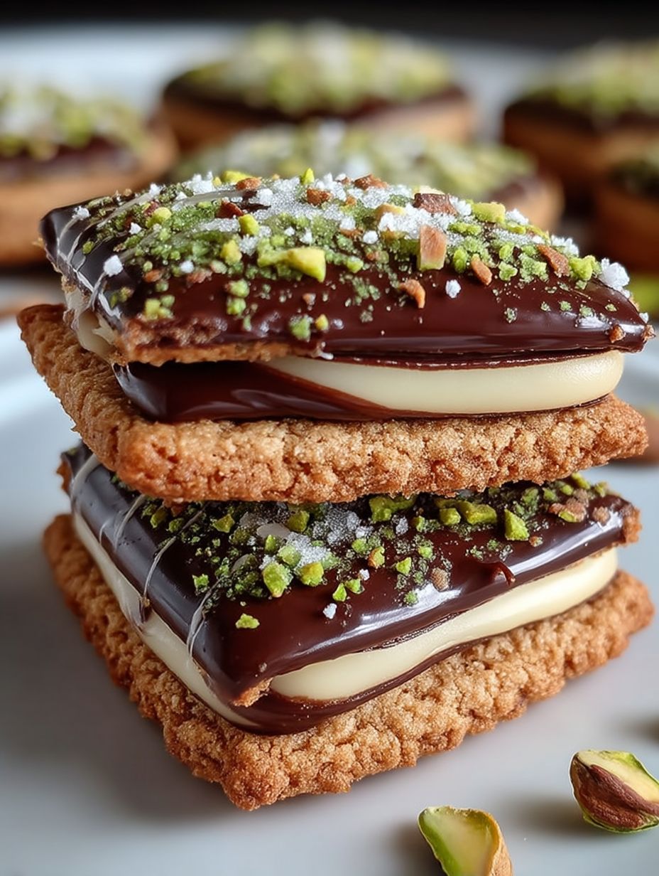 Mozartplätzchen: Elegante Mandel-Aprikose-Verführung mit Zartbitterschokolade