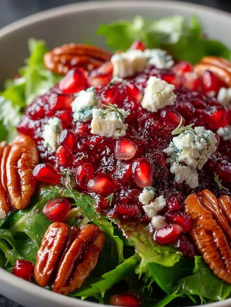 Festlicher Granatapfel-Cranberry-Salat: Einfaches Rezept für Weihnachten