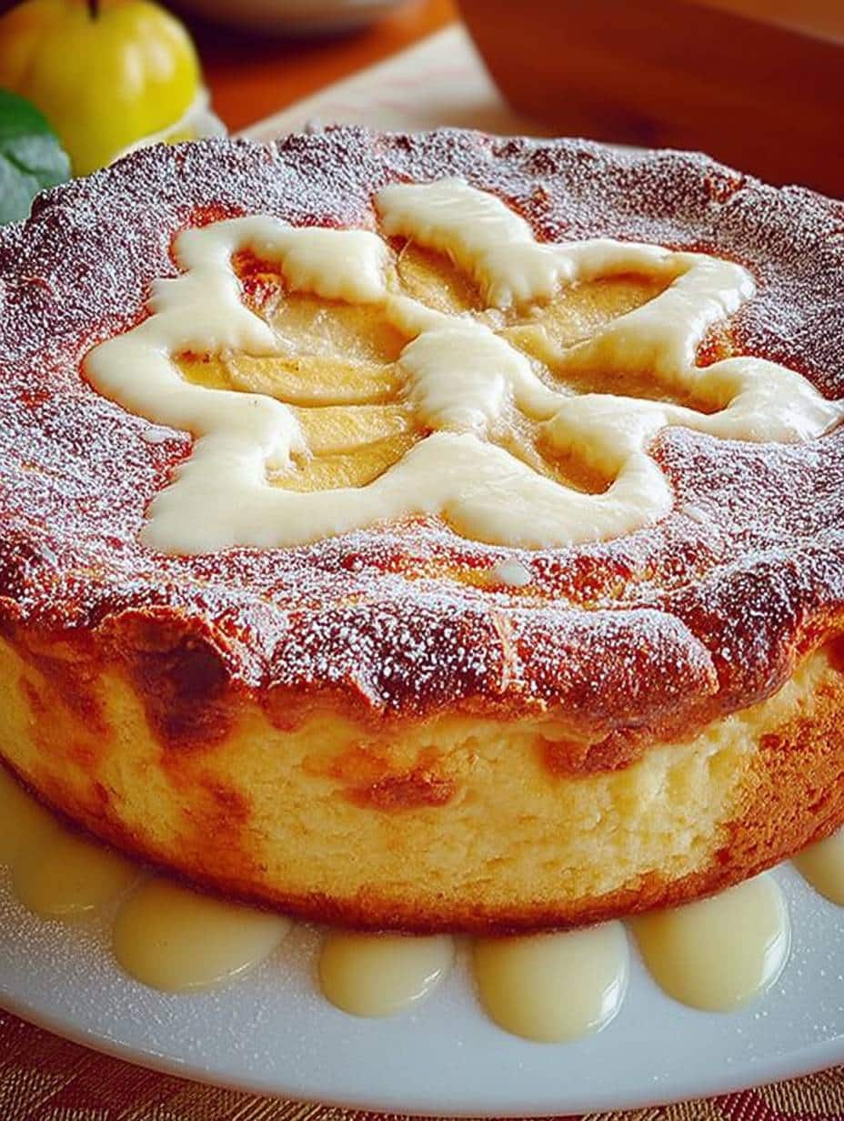 Apfelkuchen mit Eierlikörguss: Magisches Rezept für Glücksmomente