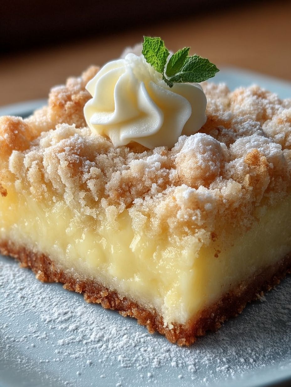 Vanillepudding-Streuselkuchen vom Blech: Blitzrezept für cremigen Genuss