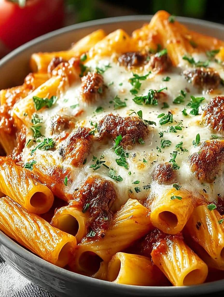Rigatoni al Forno: Italienisches Seelenessen – Einfach & Schnell überbacken