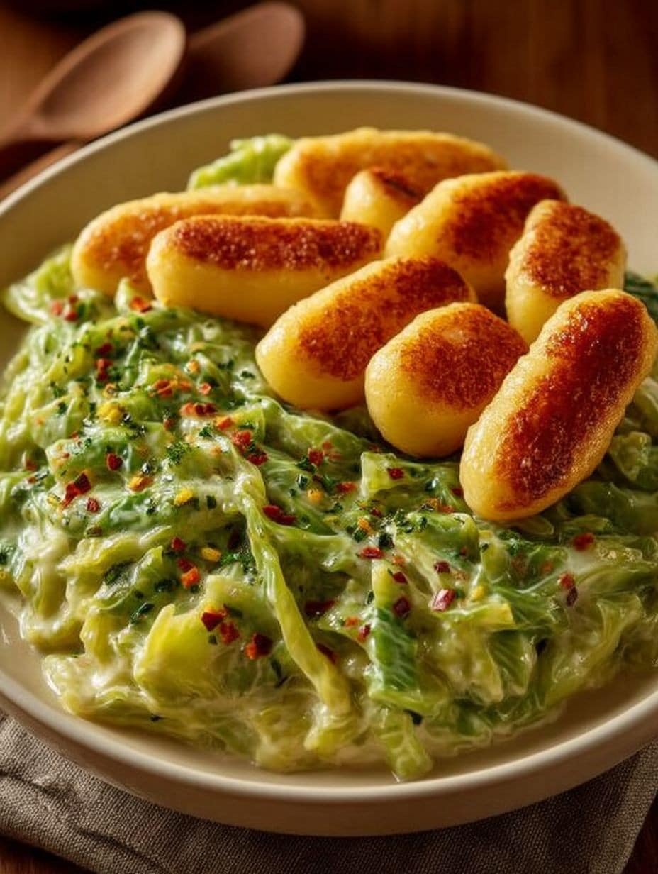 Rahmwirsing mit Schupfnudeln: Cremiges Wohlfühlgericht für die ganze Familie – Einfaches Rezept