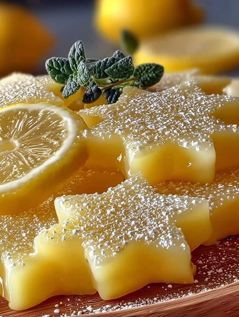 Zarte Zitronensterne: Blitzschnell, saftig & unwiderstehlich lecker