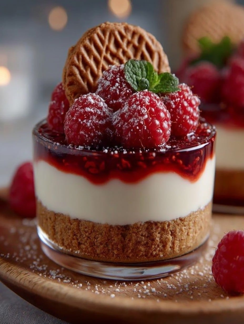 Spekulatius Dessert mit Himbeeren: Einfaches & Blitzschnelles Rezept für Genießer