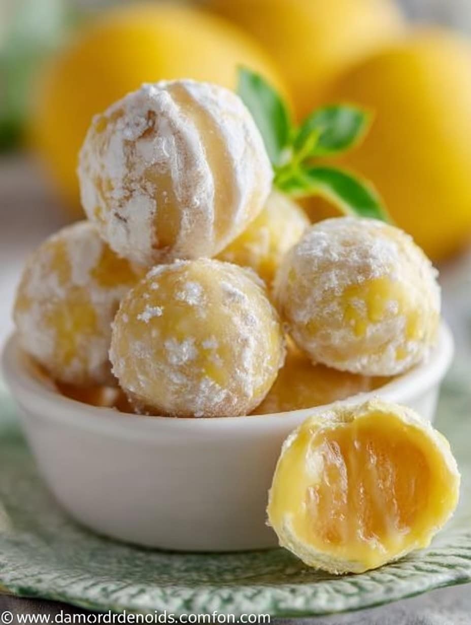 Saftige Zitronen Pralinen: Einfaches Rezept für erfrischende Gaumenfreuden