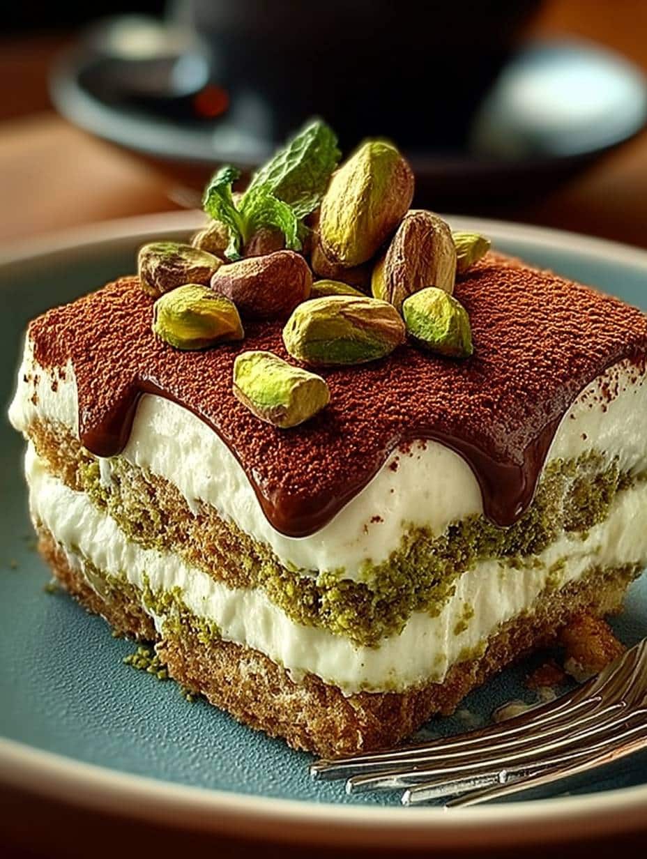 Pistazien-Tiramisu: Cremiges Dessert-Rezept schnell & einfach zubereiten