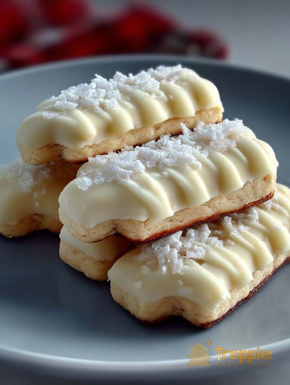 Vanille-Spritzgebäck mit weißer Schokolade: Weihnachtliches Rezept & Tipps