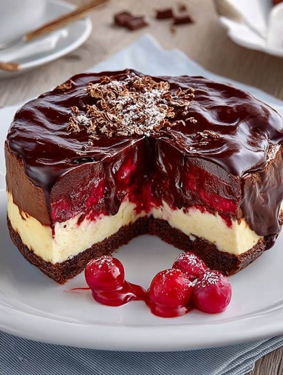Schwarzwälder Käse-Torte: Cremiges Rezept mit Kirschen & Schokolade